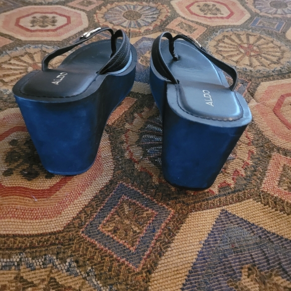 ALDO Platform Sandals 3" Sz 7 - Picture 4 of 6
